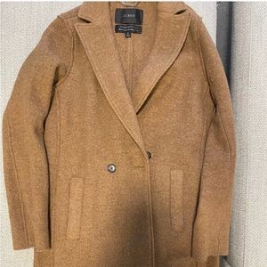 J Crew Daphne topcoat in Italian boiled wool